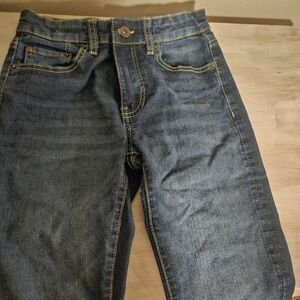 Lucky Brand Boy's Size 8 Dark Blue Classic Straight Stretch Jeans